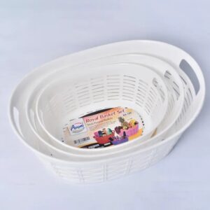 Aroni Vegetable Washing Baskets, Drain Colander Baskets, Fruit Basket Set 3in1 Vegetable Sinks Strainer and Washing Fruits