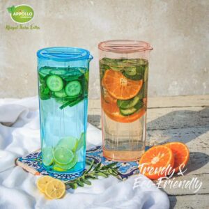 Fashion Acrylic Bottle – Trendy & Eco-Friendly Water Bottle for Juice, Detox & Infused Drinks – Reusable, BPA-Free, Stylish Hydration Solution