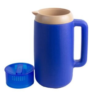 Super Cool Thermos Jug – Insulated Plastic Water Jug with Lid – Hot & Cold Beverage Container for Home, Office & Outdoor Use – 1.7 Litre