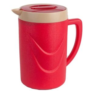 Super Cool Thermos Jug – 2 Litre Insulated Plastic Jug for Hot & Cold Beverages – Leak-Proof Lid & Strong Handle – Ideal for Tea, Water & Juice