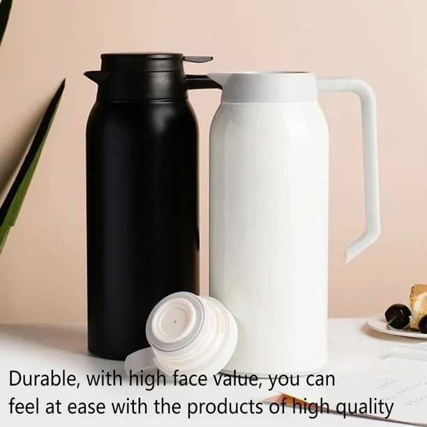 1.5L Vacuum Insulated Thermal Jug – Hot & Cold Flask with Handle | Leak-Proof Coffee & Tea Thermos