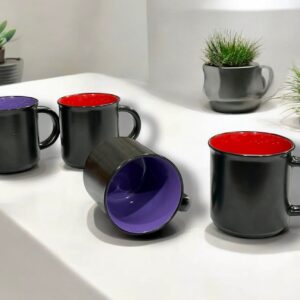 Ceramic Black Mug 1496 2pc
 Imported